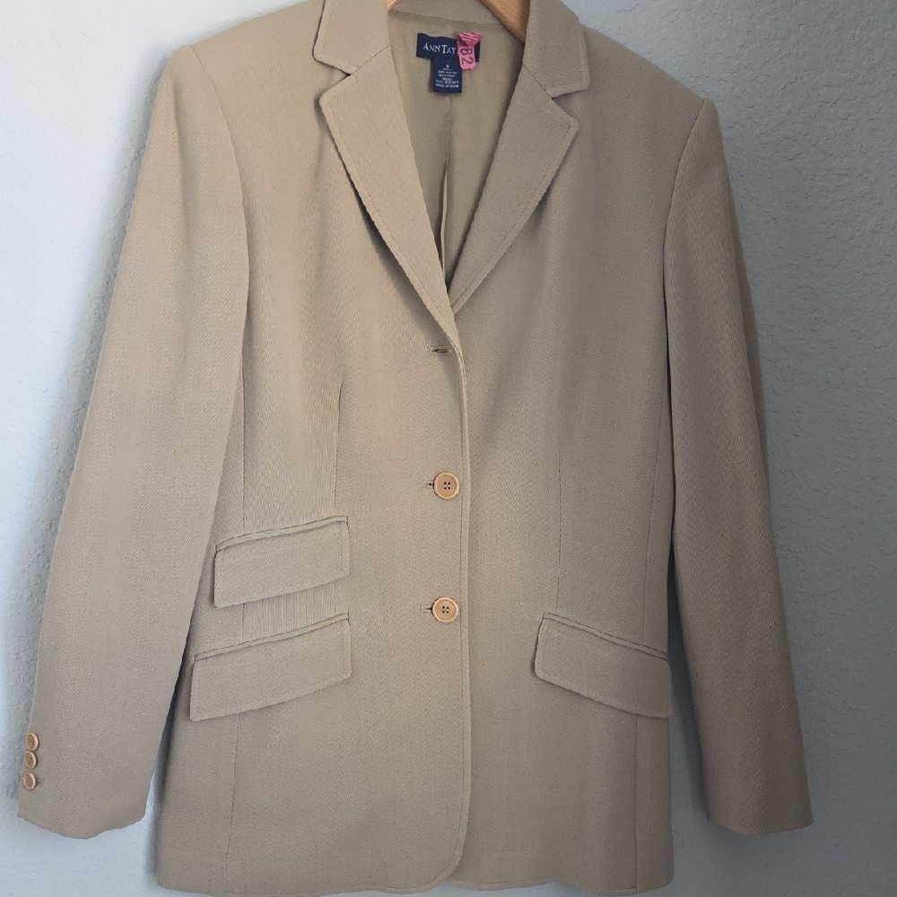 Ann Taylor Cream Blazer